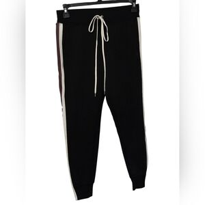 Polo Ralph Lauren women’s side logo stripes Black Jogger/Pants Sz S